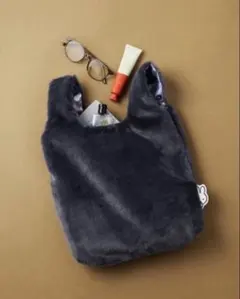 ひょっこりのぞくミッフィー ふわもこファーバッグ リンネル2月号特別付録