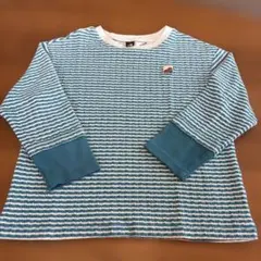 moimoln キッズ トレーナー ブルー 120