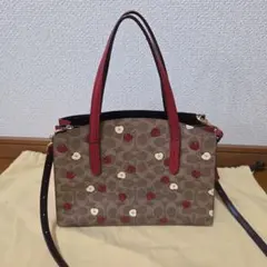コーチ リンゴ柄 ショルダーバッグ