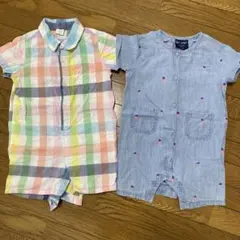 baby GAP Peter Rabbit チェックロンパースセット