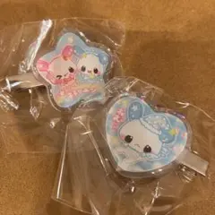 平成ファンシー　おはじきシール風まえがみクリップ