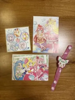 キミとアイドルプリキュア ポストカード リストバンド セット 映画 入場特典