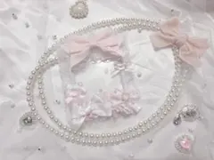 ピンク リボン 硬質ケース トレカケース デコ B8