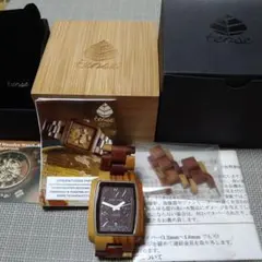 tense　木製腕時計　箱付きのサムネイル