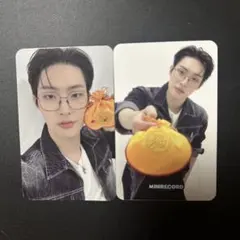 ateez アチズ 両面 トレカ ミンギ minirecord ミニレコード