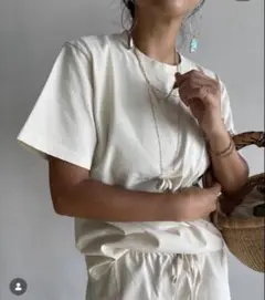 美品　SeaRoomlynn USAコットンドライTシャツ M ライトベージュのサムネイル