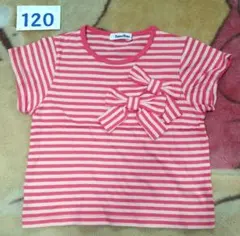 ファミリア トップス ボーダー 120
