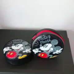 新品未使用 ミッキーマウス ポーチ 2個セット