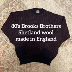 80's Brooks Brothers shetland wool knit