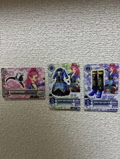 アイカツ ラッキーブルース　セット　DS-004 005 006 音城セイラ