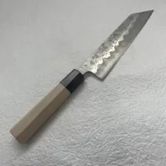 義弘作　菜切　包丁　黒打 ステンレス AUS-8A 山脇刃物　紫檀八角柄 義弘作 菜切 包丁 黒打ステンレス AUS-8A 山脇刃物製作所 紫檀水牛八角