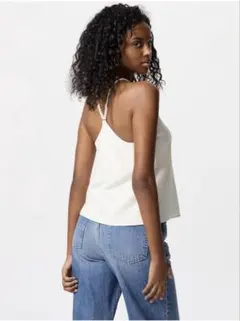 クレープジャージーブラキャミソール