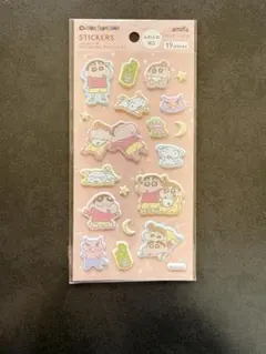 クレヨンしんちゃん　ふわふわシール　セリア