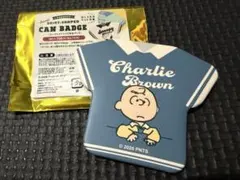 PEANUTS シークレットシャツ型缶バッジ チャーリーブラウン