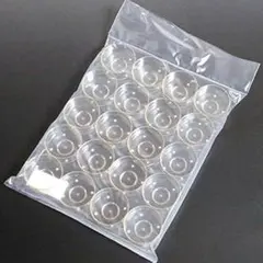 新品未使用 10個セット 透明 プラスチックキャンドル 容器 ケース