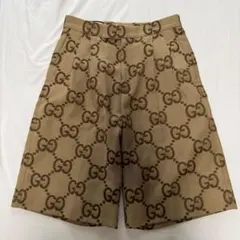 新品未使用】GUCCI 751436 GGスプリーム カーゴパンツ カーキ - メルカリ