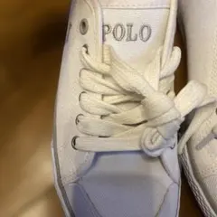 Polo Ralph Lauren ホワイト キャンバス スニーカーのサムネイル