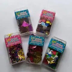 メタリックスパンコール５個セット　デッドストック