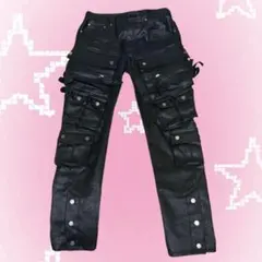 レザーパンツ　M ブラック　ブレス　breath badhop 楽天市場】BREATH ブレス パンツ サイズ:L 23SS コーティング