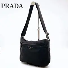 ✨現行✨プラダ ショルダーバッグ 三角ロゴ シルバー金具 ナイロン レザー