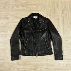 美品 The Beams シングル ライダース レザー ジャケット やぎ革 山羊裏革｜ビームス 長崎｜BEAMS