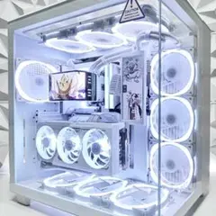 ゲーミングPC 白 ホワイト RX9070XT Ryzen7 9800X3D