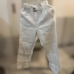 ホワイトカジュアルパンツ 100cm~
