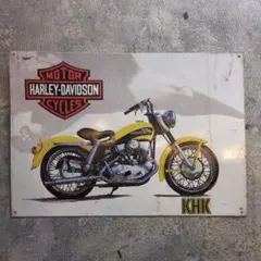 ハーレーダビッドソン　Harley-Davidson アンティーク雑貨　レア物 ハーレーダビットソン 1939EL HARLEY-DAVIDSON レトロ ブリキ製