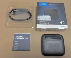 Crucial X6 外付け SSD 4TB ポータブル SSD