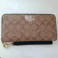 極美品 コーチ COACH 長財布 レオパード柄 ラウンドファスナー - メルカリ