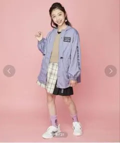 【美品】JENNI love ウエストコードBIGマンパ　紫