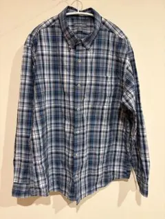 【好配色】Eddie Bauer 長袖チェックシャツ Mサイズのサムネイル
