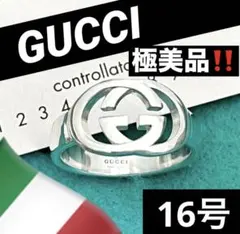 美品 GUCCI 指輪 インターロッキングワイドリング 11号 - メルカリ