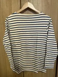 オーシバル　バスクシャツ　ブルー×グレー