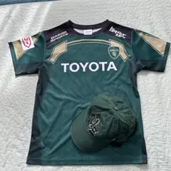 VERBLITZ ラガーシャツ 緑色 TOYOTA キャップセット
