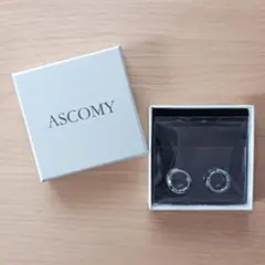 新品★ASCOMY ピアス シルバー レディース ジルコニア 金属アレルギー対応