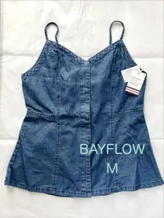 新品タグ付き／Bayflow デニムビスチェ　キャミトップス　インディゴのサムネイル
