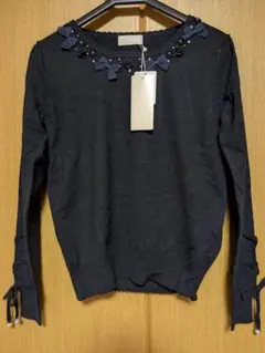 LODISPOTTO ニット　未使用　タグ付き　ネイビー