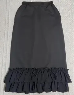 yukiemon フリルポケットブラックスカート M - メルカリ