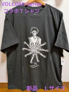 VOLCOM x SENSE Tシャツ Lサイズ　ブラック　新品のサムネイル