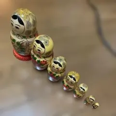 木製マトリョーシカ 7個セット