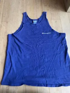 Champion タンクトップ L ネイビー