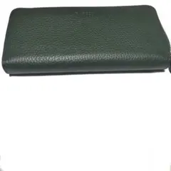 ダークグリーン レザー 長財布