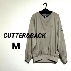 [美品]CUTTER&BUCK ベージュ クルーネック M