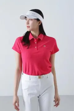 新品【St ANDREWS】ポロシャツ ピンク Sのサムネイル