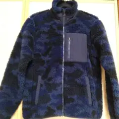ユニクロ　ボアフリースジャケット 迷彩柄