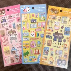 一期一会シール　ウサコフレンズシール　キャラクターミニチュアステッカー