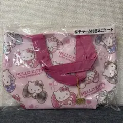 Hello Kitty 50周年 チャーム付きミニトートのサムネイル