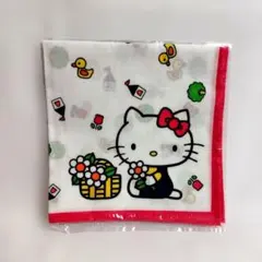 レトロ★レアハローキティ★トロピカル柄★ハワイアン★ハンカチ★2001年頃 レトロ☆レアハローキティ☆トロピカル柄☆ハワイアン☆ハンカチ