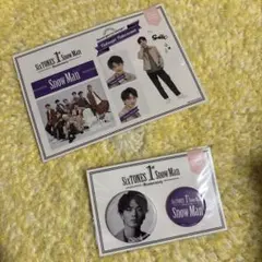 Snow Man 深澤辰哉 1st Anniversary ステッカー・缶バッチ